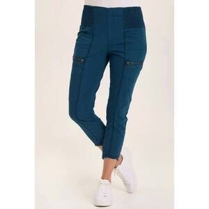 NEW XCVI acker slim crop pant in abyss pigment